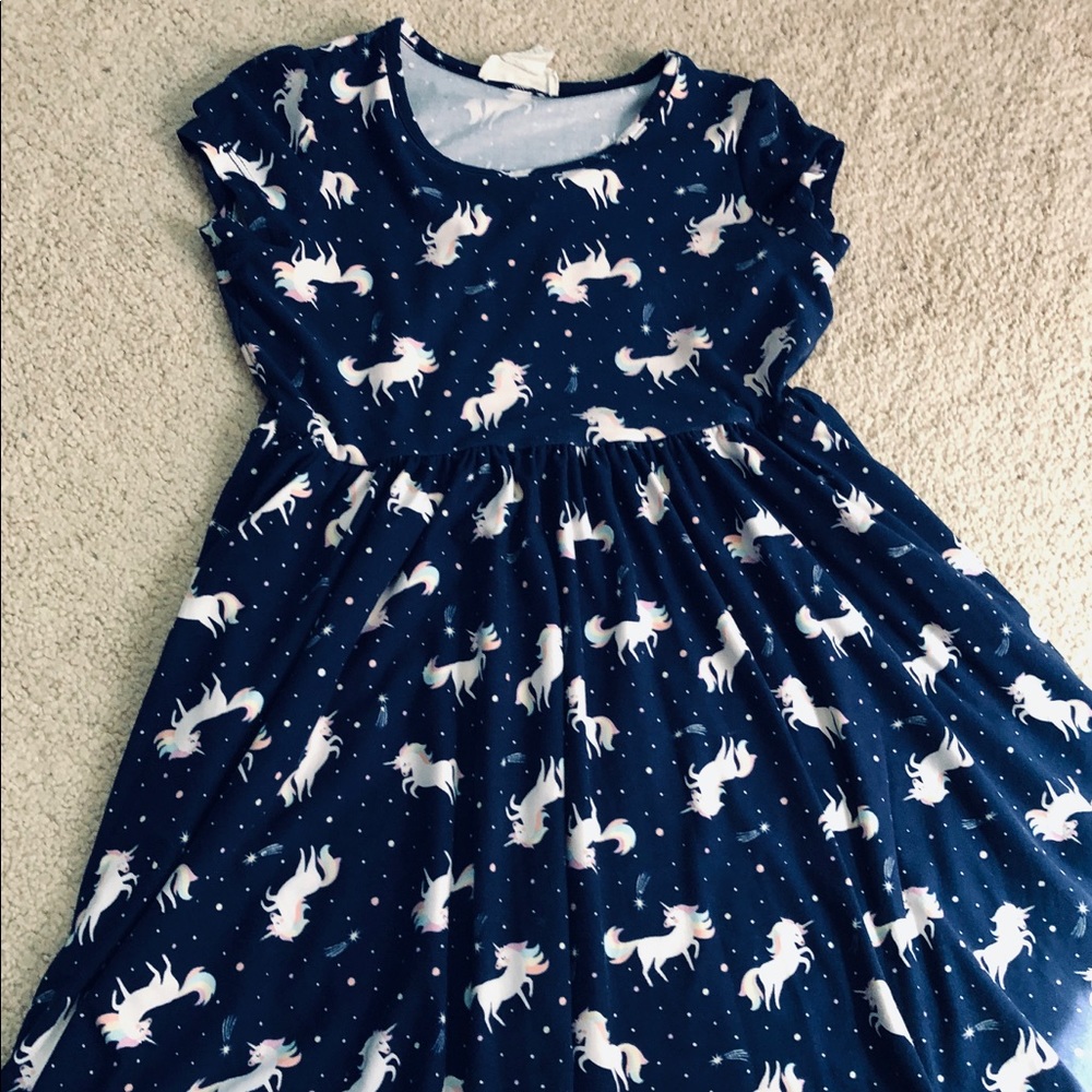 Girls unicorn dress